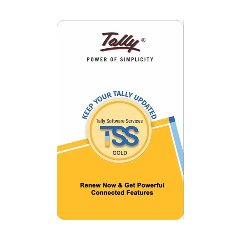 Picture of Tally Software Services (TSS) - Gold (An Annual Software Subscription for Your Existing TallyPrime/Tally.ERP 9 Licenses)